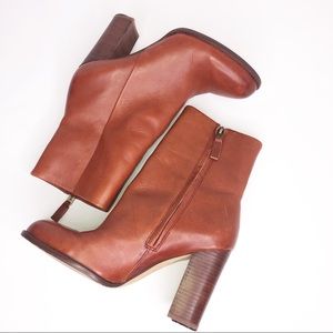 Sam Edelman Brown Heel Ankle Boots
